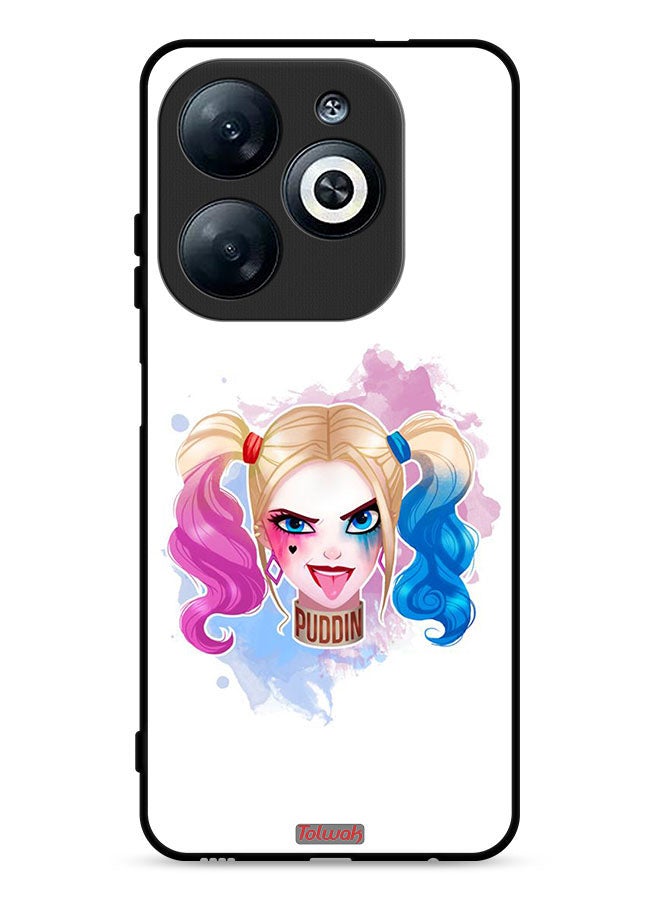 Tolwak Infinix Smart 8 4G Protective Case Cover Harley Quinn Art - Image 1