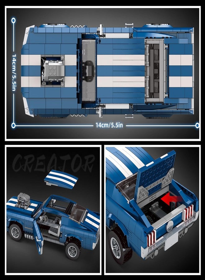 Mov stone Creater Expert GT 1976 Building Blocks Toys - Compatible with Lego Car Adults Challenging, Advanced Collector's Car Model, Home and Office Display, Collectible Gift for Adults and Teens - Image 2