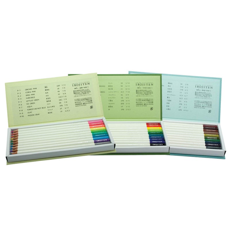 Tombow 51525 Irojiten Colored Pencil Dictionary Set Rainforest Set of 30 Beautifully Crafted WaxBased Colored Pencils with Enamel Finish - Image 2