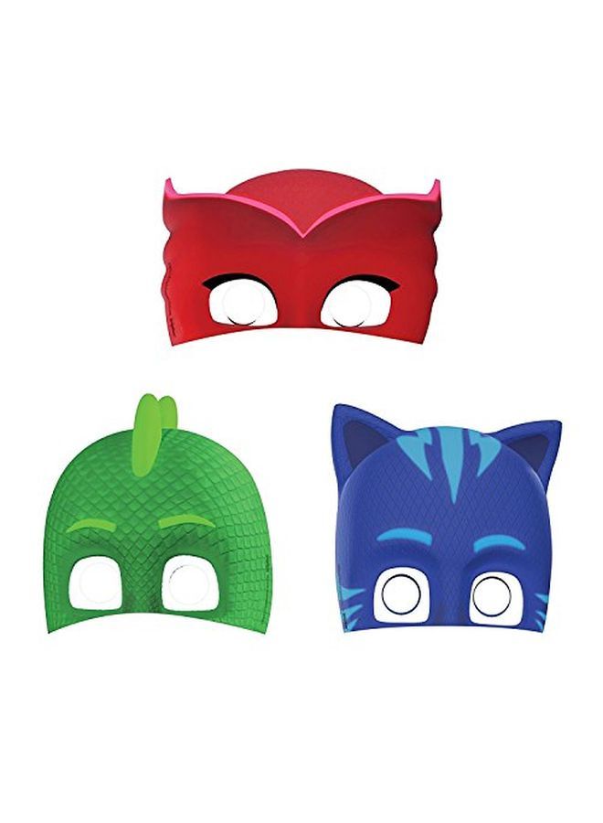 Amscan Pj Paper Masks ; Multicolor ; 8 Pcs - Image 3