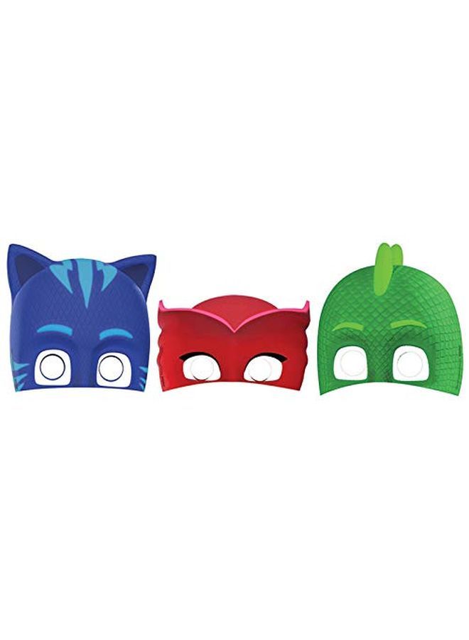 Amscan Pj Paper Masks ; Multicolor ; 8 Pcs - Image 4