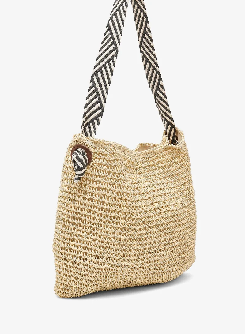 Ginger  raffia beach tote bag for Women | Best Price UAE