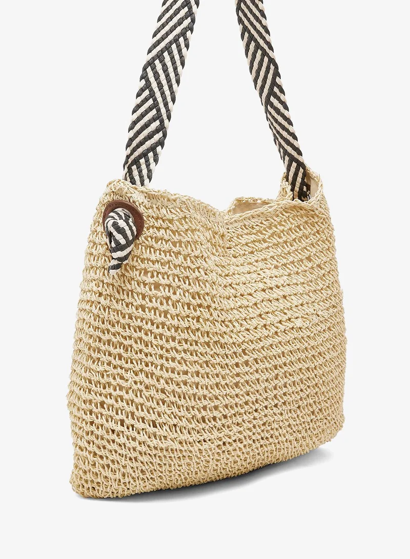Ginger  raffia beach tote bag for Women | Best Price UAE