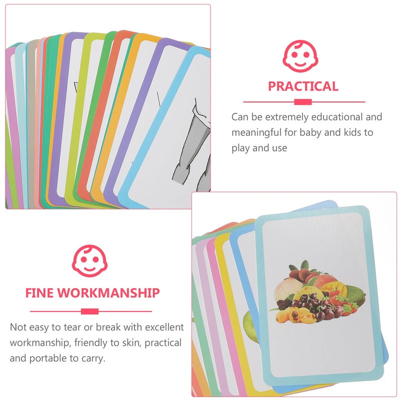 4 Boxes Educational Flash Cards for Kids Early Learning Brain Development Cognitive Skills - Image 3