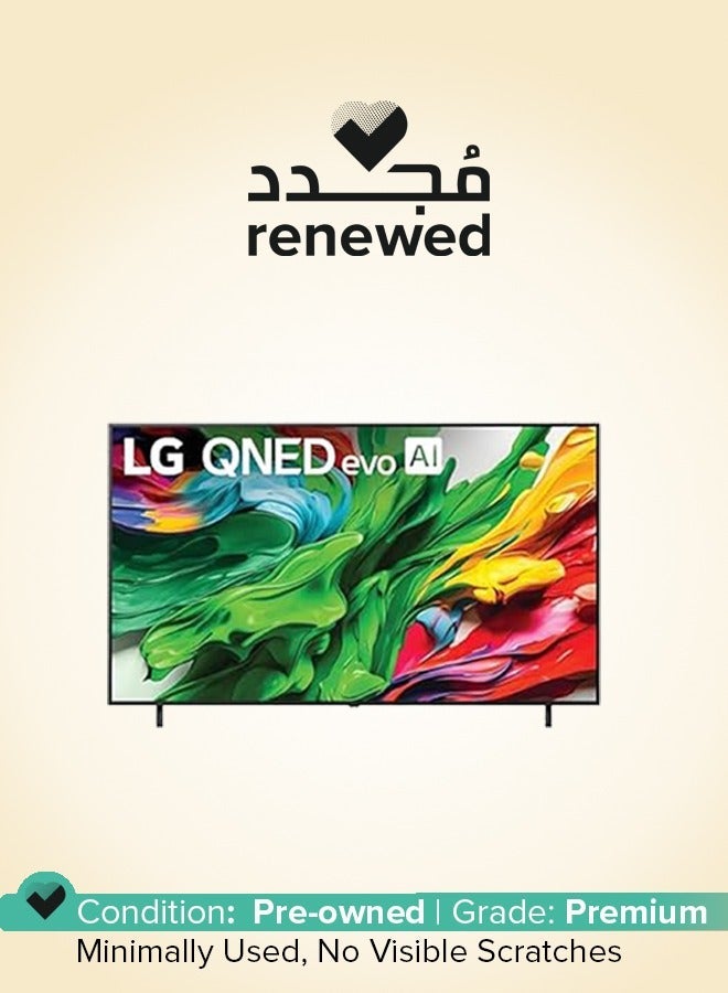 LG Renewed - 75-Inch Smart QNED TV 4K 120Hz - Black 75QNED91 Black - Image 1