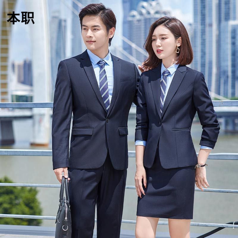 [Entity Quality] Professional Formal Wear Men's and Women's Formal Suit Sales Department Teachers Hotel Manager Work Clothes suit - Image 3
