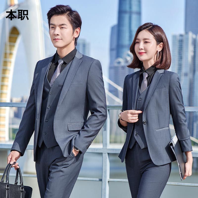 [Entity Quality] Professional Formal Wear Men's and Women's Formal Suit Sales Department Teachers Hotel Manager Work Clothes suit - Image 4