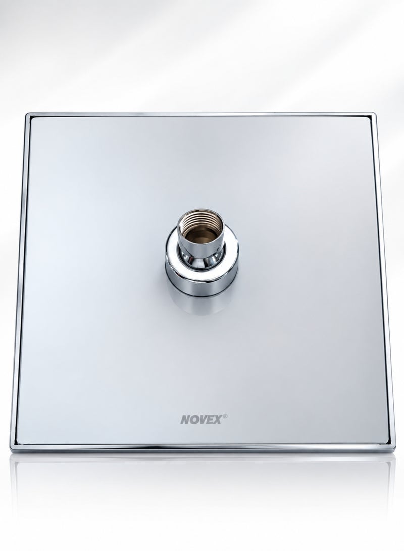 NOVEX Shower Head NSH-7003, Square Rain Shower Head with Wide Rain Spray, Premium Chrome Finish, Adjustable Angle, Rust & Corrosion Resistant, Bathroom Shower Fixture - Image 3