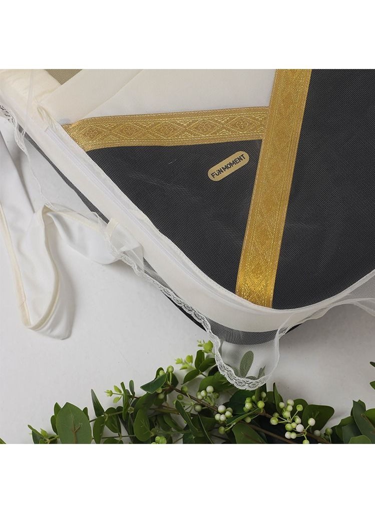 FUN MOMENT Portable Baby Bed with Thick Padded Seat with High Quality Materials  - Image 2