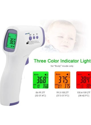 Forehead Thermometer, Digital Infrared Thermometer, for Adults and Kids,  Non-contact Temperature, Meter with Fever Alarm Dual Temperature Mode - view 5