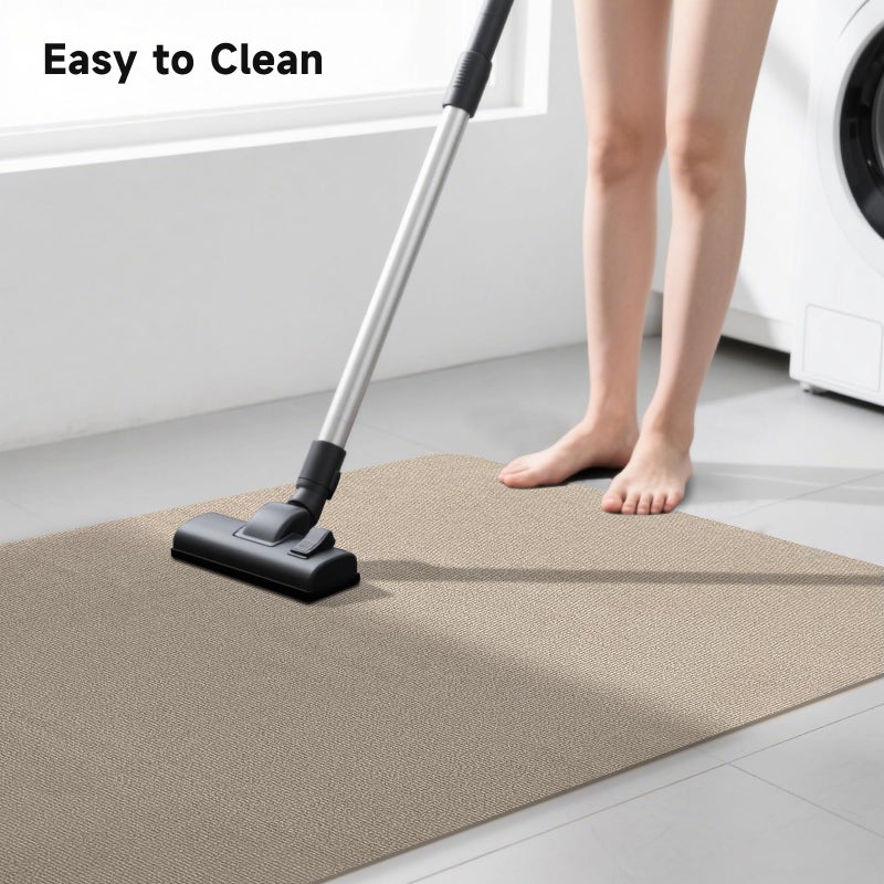 SHAREWIN Desk Chair Mat for Hardwood Floor, 36" x 47" Heavy Duty Office Floor Mat for Rolling Chairs, Anti Slip, Computer Chair Desk Mats for Gaming & Home (Light Camel) - Image 5