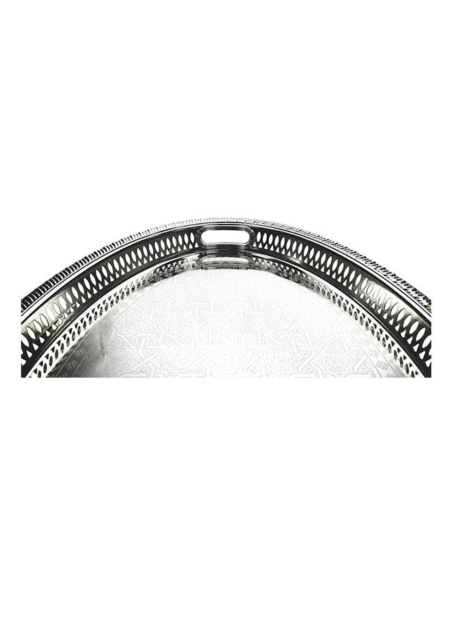 ZOLTEN Silverplated Large Size Oval Tray - Image 3