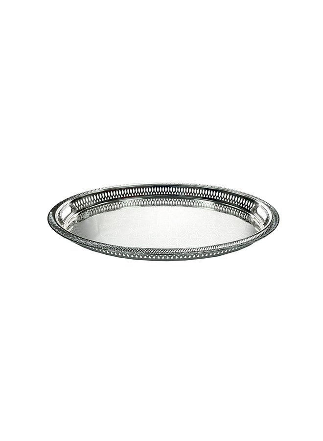 ZOLTEN Silverplated Large Size Oval Tray - Image 1