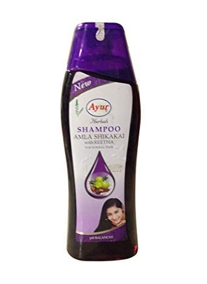 Ayur Herbals Shampoo Amla Shikakai With Reetha For Normal Hair 500Ml  - Image 1