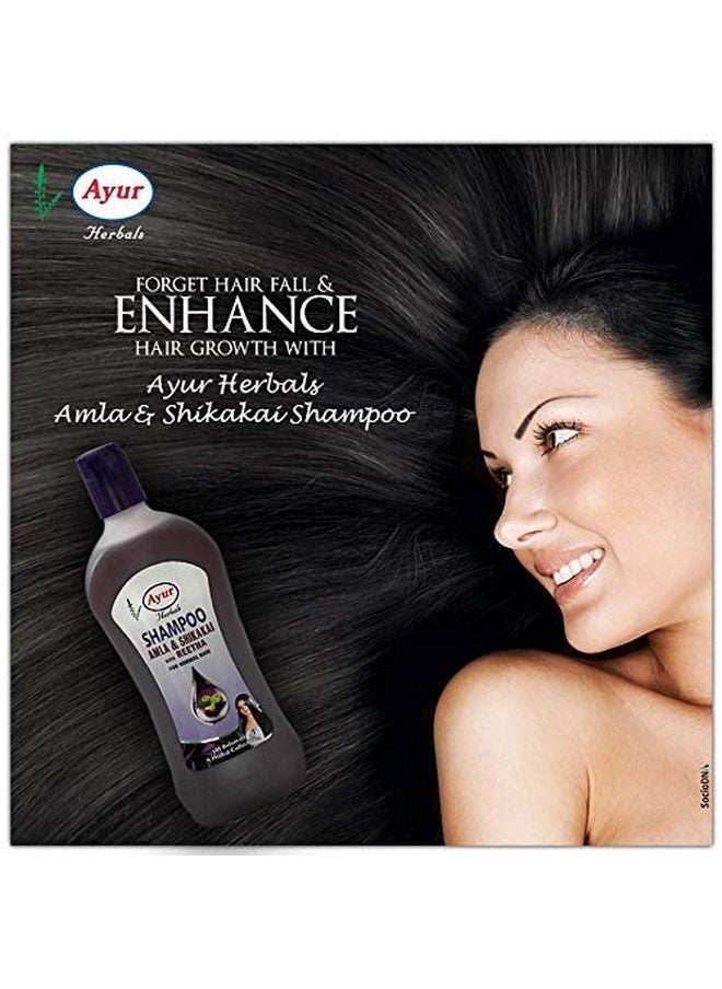 Ayur Herbals Shampoo Amla Shikakai With Reetha For Normal Hair 500Ml  - Image 5