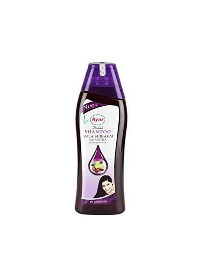 Ayur Herbals Shampoo Amla Shikakai With Reetha For Normal Hair 500Ml  - Image 2
