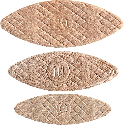 Trend 100pcs Beechwood Joining Biscuits Variety Pack (No. 0, 10, 20) for Woodworking, Joinery, and Furniture Framing, BSC/MIX/100 - Image 1