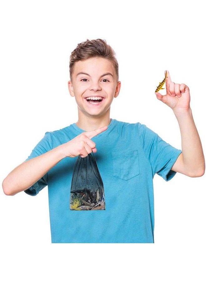 ArtCreativity Sharks & Rays In Mesh Bag, Pack Of 12 Sea Creature Figurines In Assorted Designs, Bath Water Toys For Kids, Ocean Life Party Décor, Party Favors For Boys And Girls - Image 5