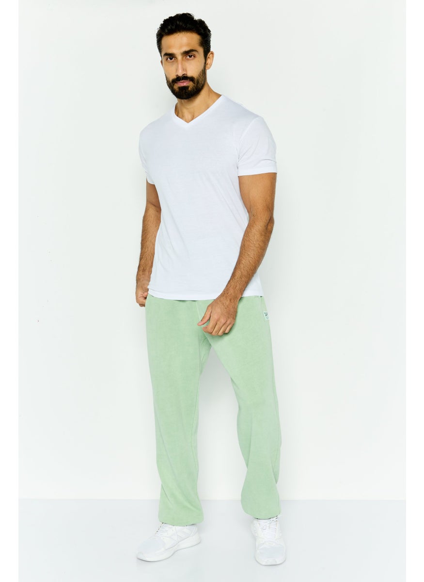 Reebok Men Sportswear Fit Outdoor Sweatpants, Mint Green  - Image 4
