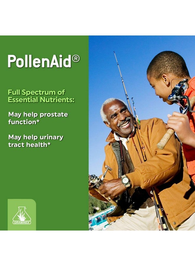 GRAMINEX Pollenaid Prostate Supplement: All Natural Prostate Support For Bladder Control & Urinary Tract Health Rye Pollen Extract Made In Usa To Help Boost Urinary Flow 90 Tablets (Pack Of 2) - Image 5