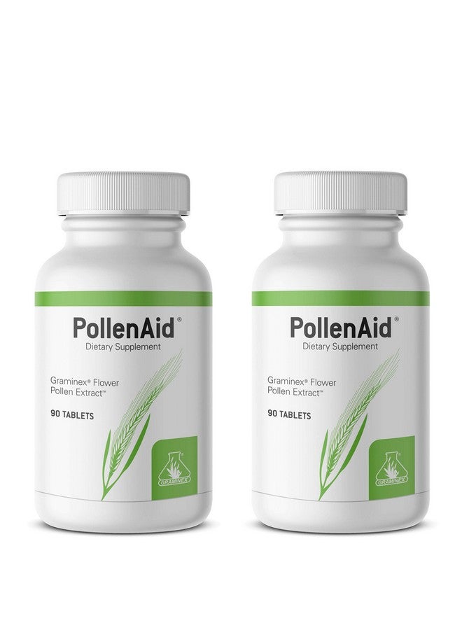 GRAMINEX Pollenaid Prostate Supplement: All Natural Prostate Support For Bladder Control & Urinary Tract Health Rye Pollen Extract Made In Usa To Help Boost Urinary Flow 90 Tablets (Pack Of 2) - Image 2