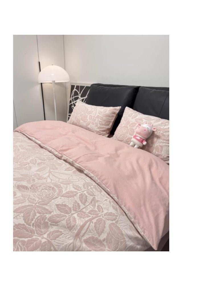 Generic Bed Sheet Style — French High-End 60 Thread Pure Cotton Embroidered Bedding Four Piece Set  - Image 2