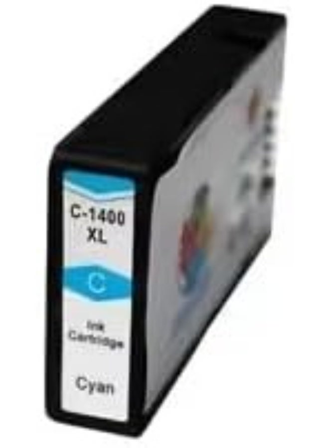 Reacon PGI-1400XL Compatible Ink Cartridge, Cyan, High Yield, for Canon Maxify MB2040 MB2140 MB2340 MB2740