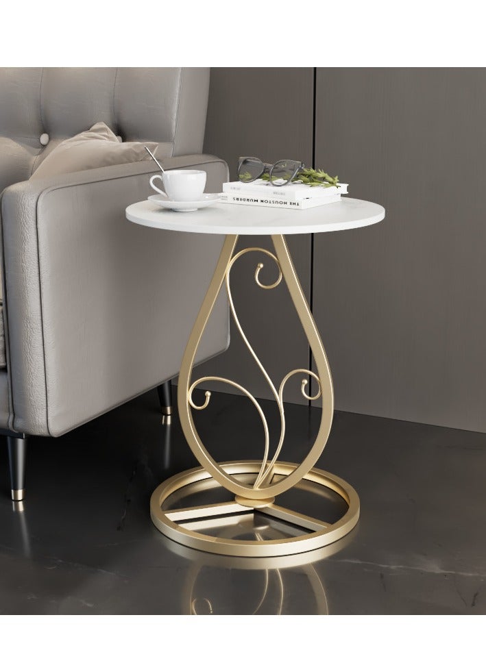 Generic Coffee Table Tea Table Sofa Side Table End Table with Metal Support Modern Design Table for Living Room Bed Room Coffee shop Courtyard  - Image 1