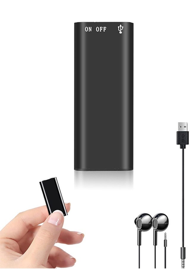 Voice Recorder, 32GB, 100 Hours Continuous Recording, USB, MP3 Audio  - Image 1