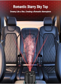 Phone Planet 160ml Smart Aroma Diffuser Modern Design Rechargeable Red Starry Night Diffuser Perfect for Freshening the Ambience in Your Car  - Image 4