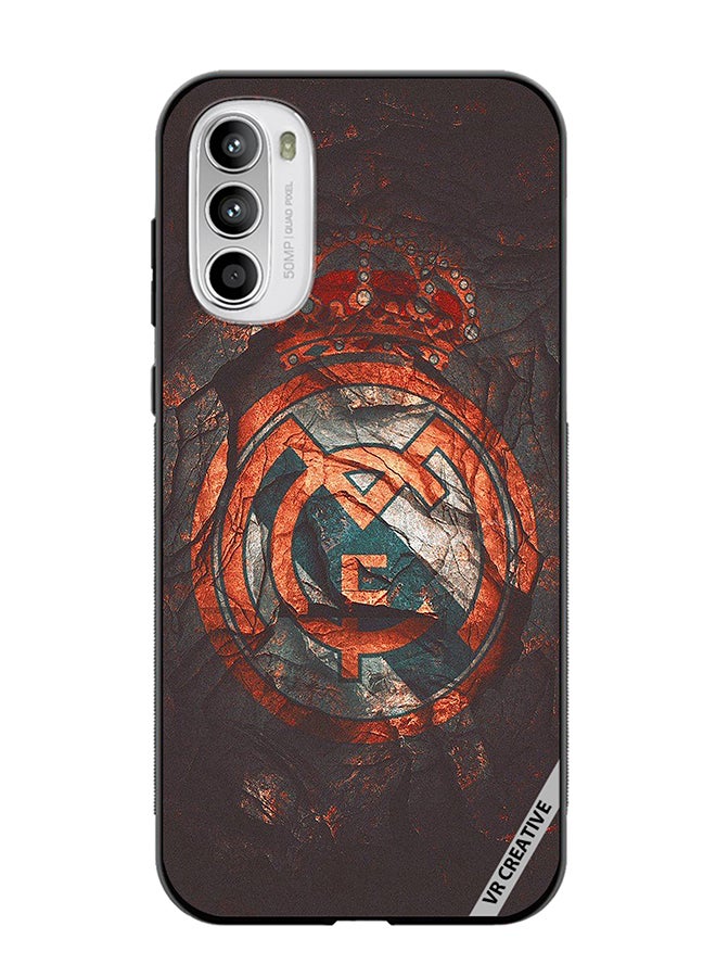 VR CREATIVE Protective Case Cover For Motorola Moto G82 Real Madrid Cake Design Multicolour - Image 1