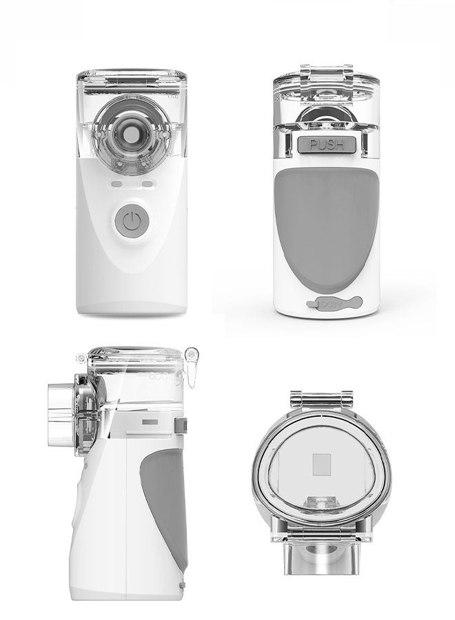 جهاز استنشاق بالموجات فوق الصوتية، مزود بشبكة استنشاق، فائق الصمت، مزود بمصدر طاقة مزدوج، محمول، سهل التشغيل، مثالي للبالغين والأطفال - Image 5