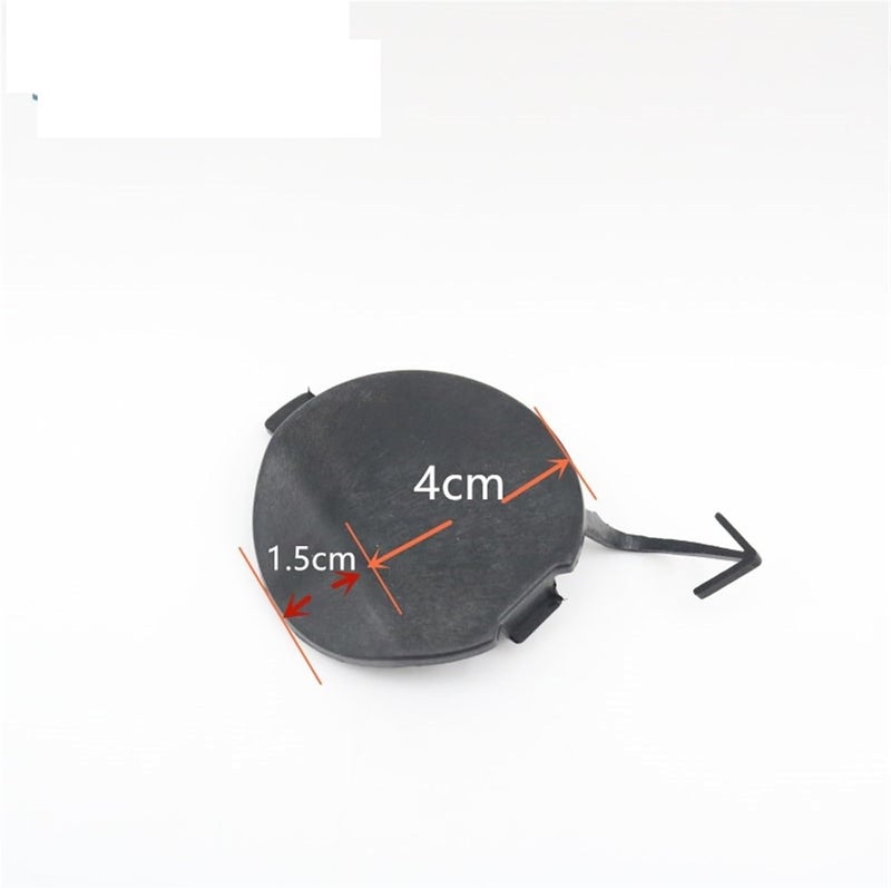 QASULER Front Bumper Tow Hook Cover for Mazda 3 - Image 3