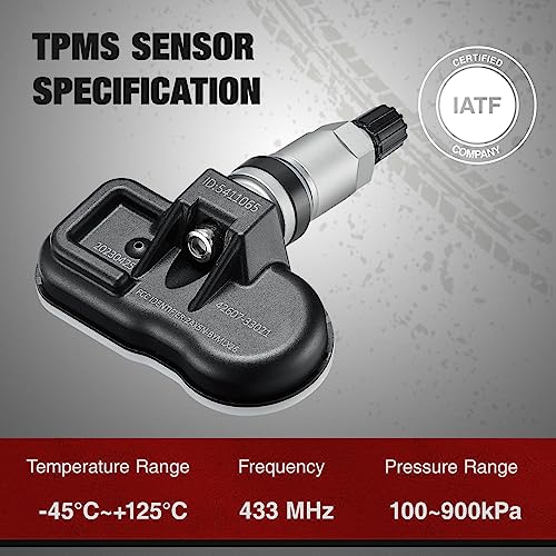 BDFHYK Upgrade TPMS Sensor 315Mhz Tire Pressure Monitoring System Compatible with Toyota 4Runner Avalon Camry Corolla FJ Cruiser Highlander Land Cruiser Matrix Prius V RAV4 Sequoia Tacoma Tundra Yaris - Image 4