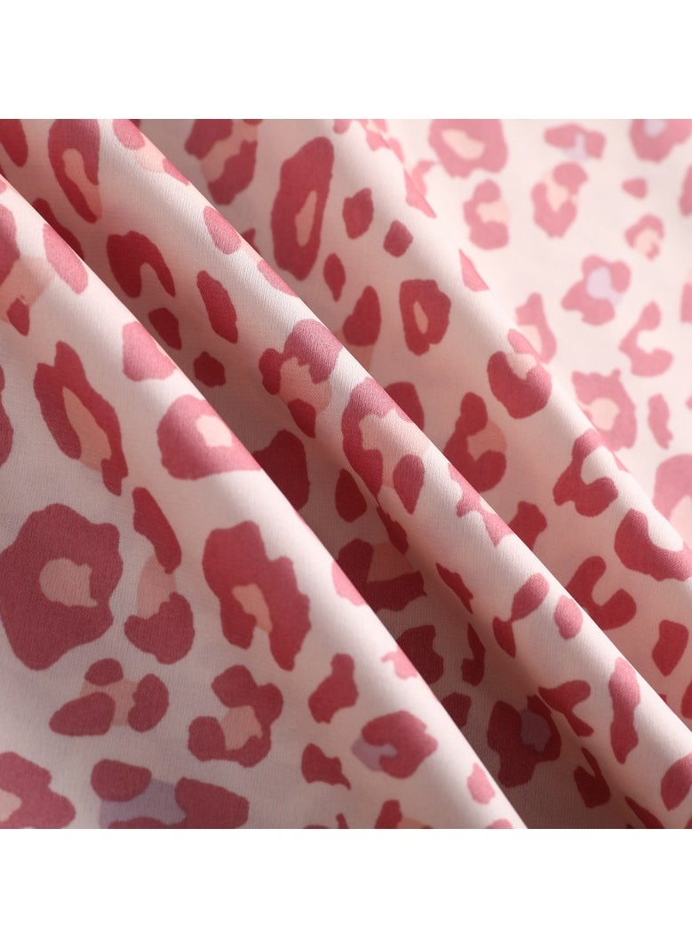 Joychic - Leopard Printed Padded Breathable Nightgown Dress Nighty - Image 1