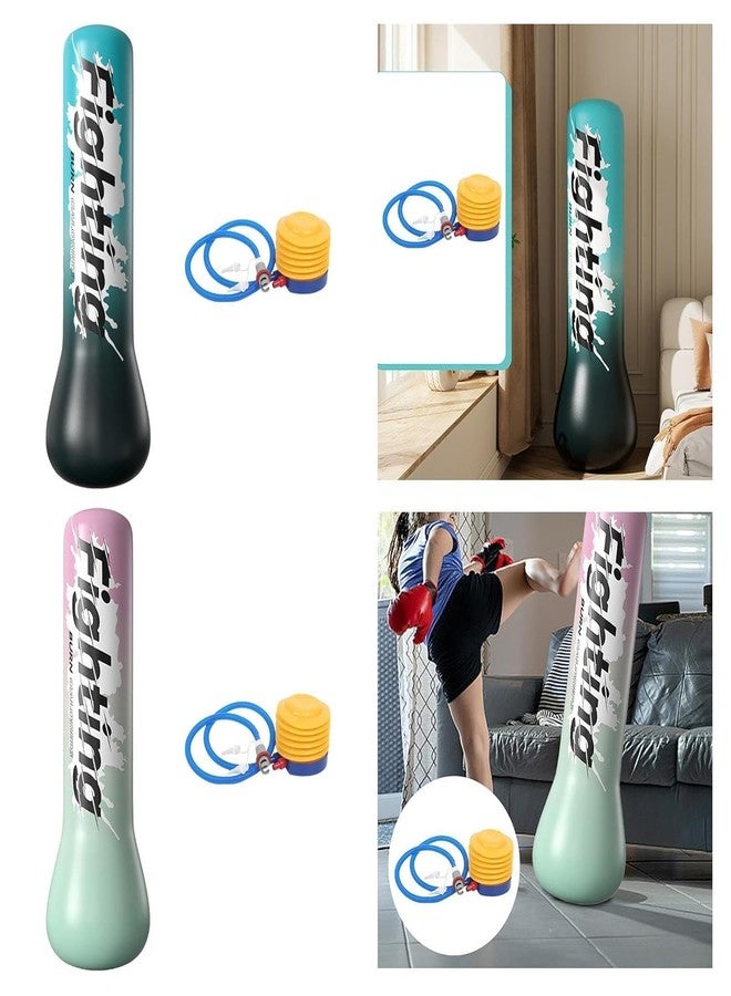 Perfect Pricee Punching Bag for Kid Fun Karate Bag Boxing Equipment for Training Taekwondo Blue| Sports Equipment | Outdoor Sports Gear | Exercise Gear - Image 3