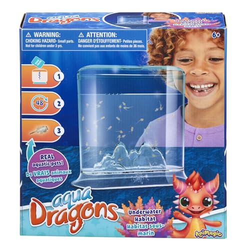 Animagic Aqua Dragons Hatch 'n' Grow Basic Tank | Build an Aquatic Ecosystem, Watch Prehistoric Pets Hatch & Grow Science Kit | Ages 6+ - Image 1