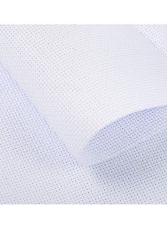KASTWAVE قماش تطريز 7 قطع قماش أيدا 14 قطعة قماش تطريز تطريز تطريز كلاسيكي أبيض 12 × 18 بوصة  - Image 5