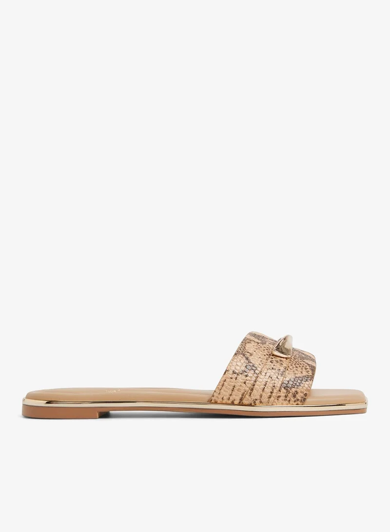 ALDO Darlina-In Women's Brown Flat Sandals