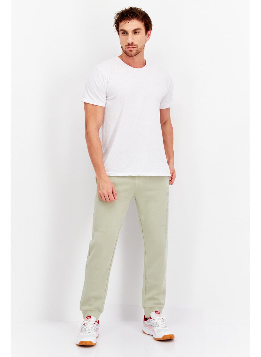 Champion - Men Comfort Fit Brand Logo Training Pant, Sage Green - Image 1