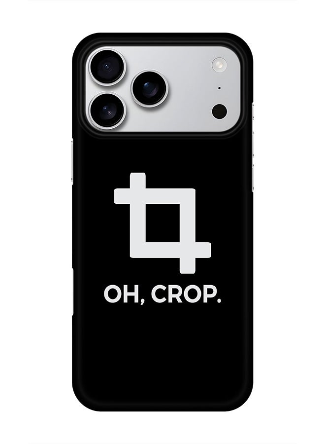 Stylizedd For iPhone 17 Pro Max,Case, [Compatible with MagSafe] Magnetic cover Slim fit Protection Matte, - Oh Crop