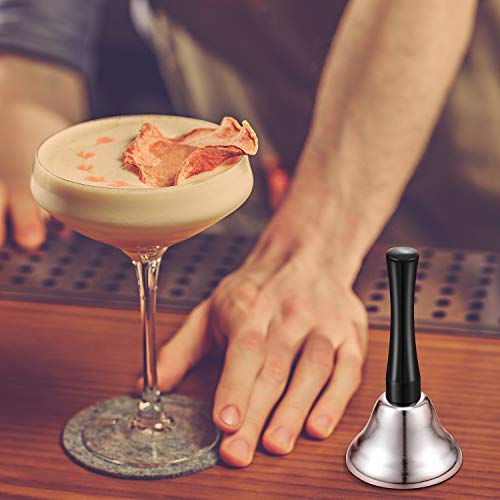 Boao 12 Pieces Metal Hand Bells Music Service Hand Bells Musical Instruments Percussion for Christmas Party Supplies(Silver) - Image 4