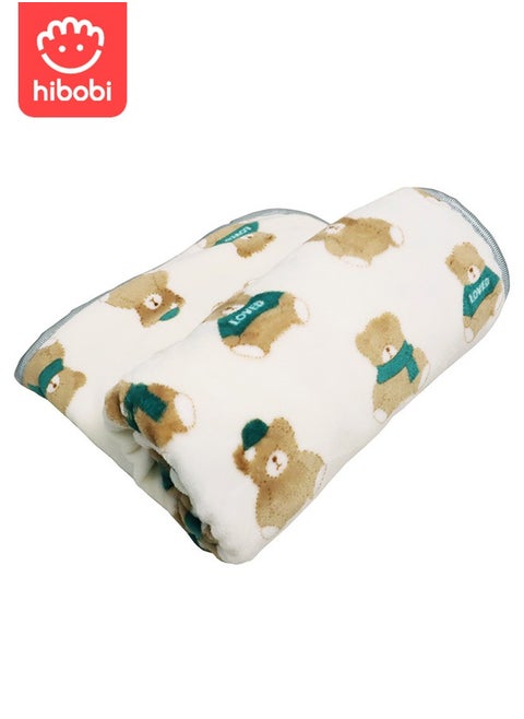 Printed Soft Flannel Blanket Microfiber Super Soft Warm Plush Cozy Lightweight Baby Blanket 70*100cm