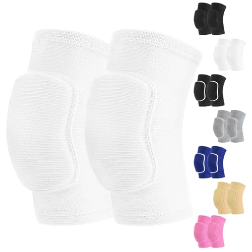 HISFFOG Volleyball Knee Pads for Dancers, Soft Breathable Knee Pads for Men Women Younth Girls Kids Knees Protective, Knee Braces for Volleyball Football Dance Yoga Wrestling Running Cycling - Image 1