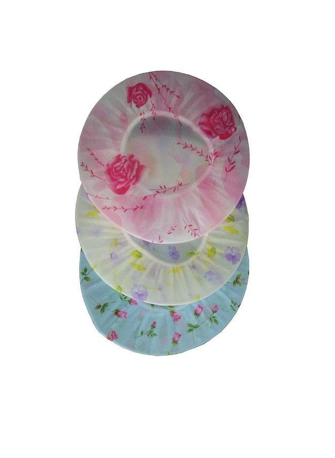 Maharsh Bath Cap Set Of 3 Reusable Waterproof Elastic Freesize Bathroom Shower Caps For Homes Spas Salons Hair Treatment Beauty Parlors - Image 3