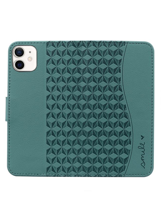 Zaboon Case For iPhone 13 mini Business Diamond Buckle Leather Phone Case with Lanyard - Image 3