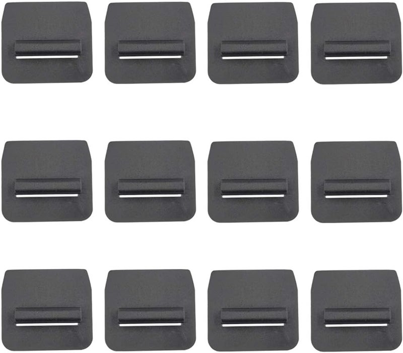 Jaronx Compatible with Tesla Sunshade Clips Sunroof Sunshade Roof Shade Insert Clips for Tesla Model 3/Y (2017-2025), Molde S/X (2012-2025)-12PCS General purpose premium build - Image 1