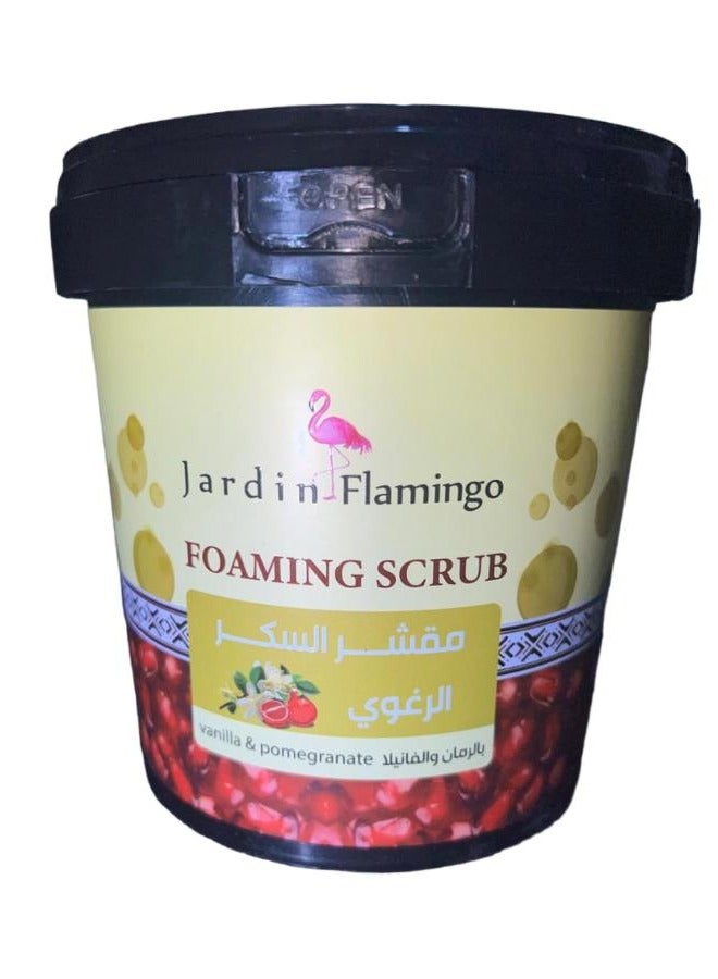 Jardin Flamingo Foaming Sugar Scrub Vanilla And Pomegranate 500 g - Image 2
