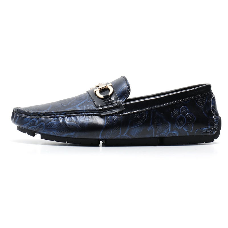 Genuine Leather Men'S Loafers Casual Leather Shoes Plus Size Breathable Shoes Fashionable Shoes Fashionable Leather Shoes Men'S Loafers - Image 1