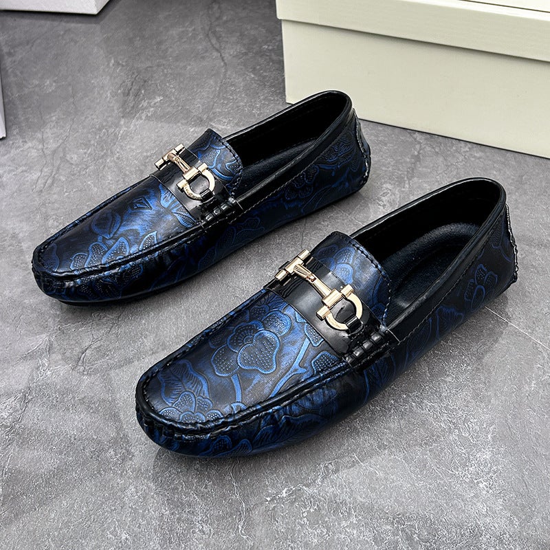 Genuine Leather Men'S Loafers Casual Leather Shoes Plus Size Breathable Shoes Fashionable Shoes Fashionable Leather Shoes Men'S Loafers - Image 3